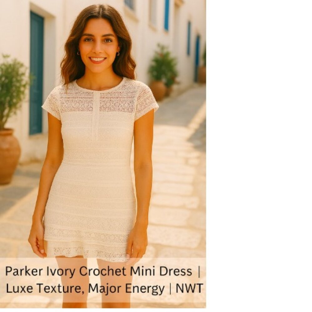New Parker Lace Crochet Dress | Romantic, Glam, Unforgettable | Size Small